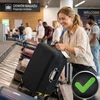 Bez Marki Lagamino užvalkalas rankinio bagažo M juodas apsauginis kelioninis užvalkalas