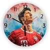 Bez Marki Laikrodis ścienny dla fana piłki piłkarz LEWY LEWANDOWSKI prezent dla chłopca