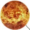 Bez Marki Laikrodis ścienny planeta mars su wyświetlaczem LED 32 cm oranžinė