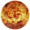 Bez Marki Laikrodis ścienny planeta mars su wyświetlaczem LED 32 cm oranžinė