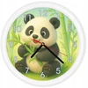 Bez Marki Laikrodis ścienny vaikams miś Panda bambusowy las dekoracja do pokoju +Imię