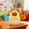 Bez Marki Laikrodis Žadintuvas Kapibara Lampka Nocna Timer Biurkowy Drzemka LED USB