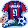 Bez Marki Lampa LED KOSZULKA FC BARCELONA Personalizowana na prezent IMIĘ pilot