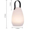 Bez Marki Lampa LED RGB Wielokolorowa Przenośna Lampka su Uchwytem na Taras do Ogrodu