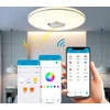 Lubinis šviestuvas Bez Marki LAMPA PLAFON NATYNKOWY RGB BLUETOOTH 60W ZMIENNA BARWA ŚWIATŁA Pultas
