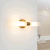 Bez Marki LAMPA ŚCIENNA DO ŁAZIENKI MOSIĘŻNA LUSTRZANA OŚWIETLENIE OBRAZOWE 2XG9