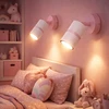 Bez Marki LAMPA ŚCIENNA KINKIET CELIA RÓŻOWA KIDS NOWOCZESNA LED DZIECKO POKÓJ GU10