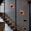 Sieninis šviestuvas Bez Marki LAMPA ŚCIENNA LED KSIĘŻYC ZŁOTO MIEDŹ OBRACALNA o 360° LED 25cm KREATYWNA