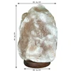 Bez Marki LAMPA SOLNA Himalajska XXL 13-15KG JONIZATOR Lampka Naturalna bryła SOLI