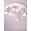 Bez Marki LAMPA SUFITOWA DZIECIĘCA LUMI DREAMS PLAFON 30cm GU10 MOTYLE POKÓJ DZIECKA