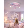Bez Marki LAMPA SUFITOWA DZIECIĘCA LUMI DREAMS PLAFON 30cm UNICORN POKÓJ DZIECKA LED