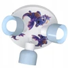 Bez Marki LAMPA SUFITOWA DZIECIĘCA LUMI DREAMS PLAFON 30cm E27 DRAGON POKÓJ DZIECKA