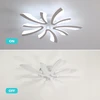 Bez Marki Lampa sufitowa LED do salonu sypialni 70cm 50W 65000K światło zimne balta