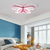 Bez Marki Lampa sufitowa LED MOTYLEK ROŽINĖ –Pilot Nowoczesna Lampa do Pokoju Dziecka