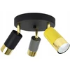 Bez Marki Lampa Sufitowa SPOT Tuby Metal Juoda Złota GU10 Reflektor regulowana Loft