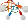 Bez Marki LAMPA sufitowa VEN W-LOOP/5 MIX metalo sp. OPRAWA plafon pręty sticks spirala