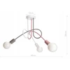 Bez Marki Lampa sufitowa wisząca EDISON 3 żyrandol ROŽINĖ pilka balta loft lampy led
