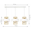 Bez Marki Lampa wisząca sufitowa nad stół żyrandol LOFT 3 auksinė lampy sufitowe led