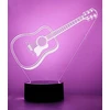 Bez Marki LAMPKA 3D LED USB - GITARA KLASYCZNA - Z PILOTEM