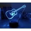Bez Marki LAMPKA 3D LED USB - GITARA KLASYCZNA - Z PILOTEM