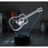 Bez Marki LAMPKA 3D LED USB - GITARA KLASYCZNA - Z PILOTEM