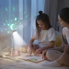 Bez Marki LAMPKA BIURKOWA DLA DZIECI su projekcją gwiazd 43 cm akumuliatorinė