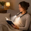 Bez Marki Lampka do czytania na szyję LED elastyczna lekka akumuliatorinė USB nocna