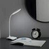 Bez Marki LAMPKA LED BIURKOWA SZKOLNA DOTYK USB REGULOWANA DO CZYTANIA 3 TRYBY BALTA