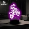 Bez Marki Lampka LED Motocross Cross Motor Pilot Enduro Grawer Usb Hobby Motocyklisty