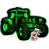 Bez Marki Lampka LED Traktor John Deere su Imieniem Dziecka! led imię XXL 67cm X 46cm