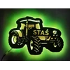 Bez Marki Lampka LED Traktor John Deere su Imieniem Dziecka! led imię XXL 67cm X 46cm