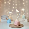 Bez Marki LAMPKA NA BIURKO DO CZYTANIA LED Dla Dziewczynki Dla Dzieci Różowa