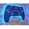 Bez Marki Lampka Nocna 3D Gamer PAD RGB Personalizowana su Pilotem Prezent dla Gracza