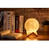 Bez Marki Lampka Nocna 3D Księżyc Moon Lamp Dziecięca Light LED Kula Galaktyka USB