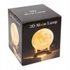 Bez Marki Lampka Nocna 3D Księżyc Moon Lamp Dziecięca Light LED Kula Galaktyka USB