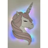 Bez Marki Lampka nocna brokatowy, rožinė jednorożec śliczny koń unicorn brokat LED