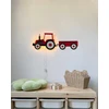 Bez Marki Lampka nocna drewniana vaikams TRAKTOR- lampka do pokoju niemowlaka LED