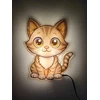 Bez Marki Lampka nocna KOT KOTEK 3D