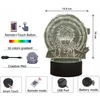 Bez Marki Lampka nocna LED 3D ANIME NARUTO hologram MINI USB 2xpanele
