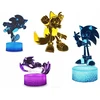 Bez Marki Lampka nocna LED 3D SONIC hologram 4xpanele ŚWIATŁO LED DEKORACJA USB Pultas