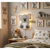 Bez Marki Lampka Nocna LED Dla Dzieci Koala Drewniana Meškiukas Koala Handmade Eko PrezentL