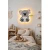 Bez Marki Lampka Nocna LED Dla Dzieci Koala Drewniana Meškiukas Koala Handmade Eko PrezentL