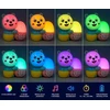 Bez Marki Lampka Nocna LED dla Dzieci RGB Bluetooth – Melodie, Timer, Akumuliatorius USB