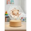 Bez Marki Lampka Nocna Led, dla dziecka + Imię, personalizowana plexi , prezent
