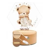 Bez Marki Lampka Nocna Led, dla dziecka + Imię, personalizowana plexi , prezent