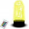 Bez Marki Lampka Nocna Led Rinkinys Statuetka Prezent Konduktor Pociąg Kolej Rinkinys RGB