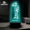 Bez Marki Lampka Nocna Led Rinkinys Statuetka Prezent Konduktor Pociąg Kolej Rinkinys RGB