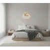 Bez Marki Lampka Nocna LED ŚPIĄCY KRÓLICZEK na Chmurce Drewniana Boho Prezent L
