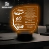 Bez Marki Lampka Nocna Led Statuetka Jubileusz Urodziny Prezent na Rocznicę 50 40 25