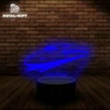 Bez Marki Lampka Nocna Led Statuetka Lokomotywa Pociąg Kolej Rinkinys Prezent Pilot RGB